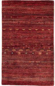 Tappeto Cromopura Geometrico Rosso Bordeaux Ocra 93x153 Cm