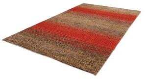 Tappeto Cromopura Geometrico Rosso Beige 200x309 Cm