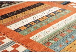 Tappeto Cromopura Geometrico Arancione Blu 157x216 Cm