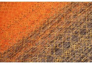 Tappeto Cromopura Geometrico Arancione Marrone 170x246 Cm