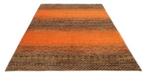 Tappeto Cromopura Geometrico Arancione Marrone 170x246 Cm