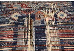 Tappeto Mosaic Geometrico Blu Rosso 101x156 Cm