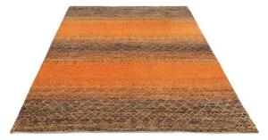 Tappeto Cromopura Geometrico Arancione Marrone 153x220 Cm
