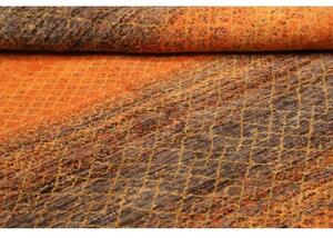 Tappeto Cromopura Geometrico Arancione Marrone 170x246 Cm