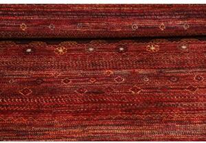 Tappeto Cromopura Geometrico Rosso Bordeaux Ocra 93x153 Cm