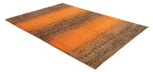 Tappeto Cromopura Geometrico Arancione Marrone 170x246 Cm