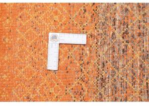 Tappeto Cromopura Geometrico Arancione Marrone 170x246 Cm
