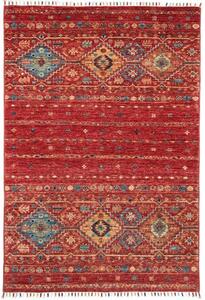 Tappeto Istintia Geometrico Rosso Mattone Blu Petrolio 99x145 Cm