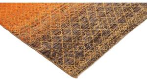 Tappeto Cromopura Geometrico Arancione Marrone 153x220 Cm