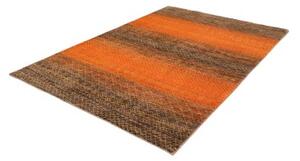 Tappeto Cromopura Geometrico Arancione Marrone 170x246 Cm