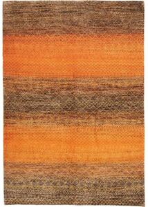 Tappeto Cromopura Geometrico Arancione Marrone 170x246 Cm