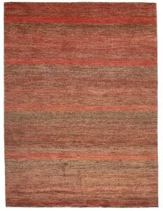 Tappeto Cromopura Geometrico Rosso Ruggine Grigio Scuro 255x341 Cm