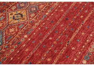 Tappeto Istintia Geometrico Rosso Mattone Blu Petrolio 99x145 Cm