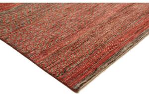 Tappeto Cromopura Geometrico Rosso Ruggine Grigio Scuro 255x341 Cm
