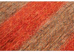 Tappeto Cromopura Geometrico Rosso Mattone Marrone 95x155 Cm