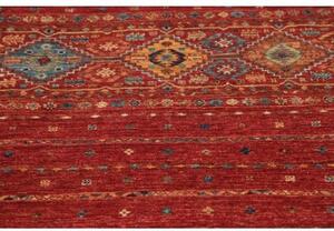 Tappeto Istintia Geometrico Rosso Mattone Blu Petrolio 99x145 Cm