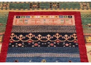 Tappeto Cromopura Geometrico Blu Rosso 92x150 Cm