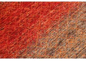 Tappeto Cromopura Geometrico Rosso Mattone Marrone 95x155 Cm