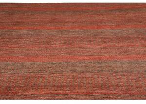 Tappeto Cromopura Geometrico Rosso Ruggine Grigio Scuro 255x341 Cm