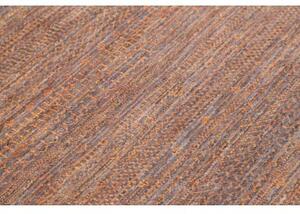 Tappeto Cromopura Geometrico Grigio Scuro Ocra 95x148 Cm
