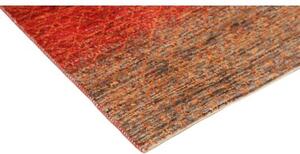Tappeto Cromopura Geometrico Rosso Mattone Marrone 95x155 Cm