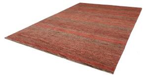 Tappeto Cromopura Geometrico Rosso Ruggine Grigio Scuro 255x341 Cm