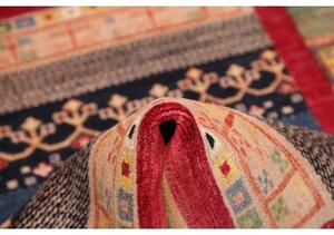 Tappeto Cromopura Geometrico Blu Rosso 92x150 Cm
