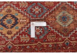 Tappeto Istintia Geometrico Rosso Mattone Blu Petrolio 99x145 Cm