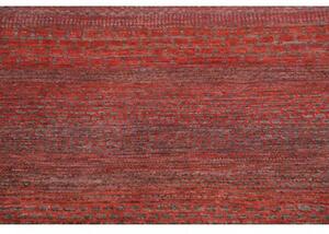 Tappeto Cromopura Geometrico Rosso Ruggine Grigio 92x153 Cm