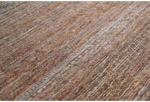 Tappeto Cromopura Geometrico Marrone Ruggine Grigio Ardesia 201x306 Cm