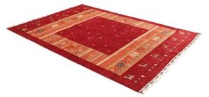 Tappeto Gabbeh Nova Geometrico Rosso Arancione 172x236 Cm