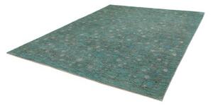 Tappeto Cromopura Geometrico Verde Petrolio Grigio 248x312 Cm
