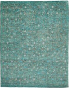 Tappeto Cromopura Geometrico Verde Petrolio Grigio 248x312 Cm
