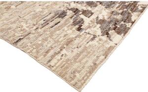 Tappeto Berbero Geometrico Beige Marrone 263x359 Cm