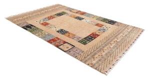 Tappeto Gabbeh Nova Patchwork Beige Multicolore 168x254 Cm