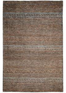 Tappeto Cromopura Geometrico Marrone Ruggine Grigio Ardesia 201x306 Cm