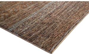 Tappeto Cromopura Geometrico Marrone Ruggine Grigio Ardesia 201x306 Cm