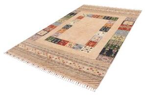 Tappeto Gabbeh Nova Patchwork Beige Multicolore 168x254 Cm