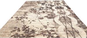 Tappeto Berbero Geometrico Beige Marrone 263x359 Cm
