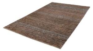 Tappeto Cromopura Geometrico Marrone Ruggine Grigio Ardesia 201x306 Cm