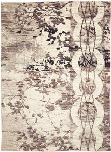 Tappeto Berbero Geometrico Beige Marrone 263x359 Cm