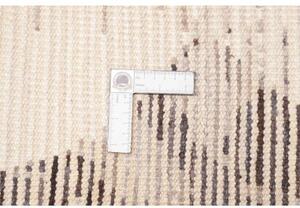 Tappeto Berbero Geometrico Beige Marrone 263x359 Cm