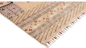 Tappeto Gabbeh Nova Patchwork Beige Multicolore 168x254 Cm