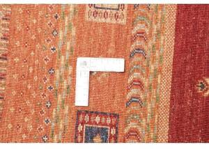 Tappeto Gabbeh Nova Geometrico Rosso Arancione 172x236 Cm