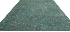 Tappeto Cromopura Geometrico Verde Petrolio Grigio 248x312 Cm