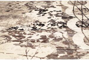 Tappeto Berbero Geometrico Beige Marrone 263x359 Cm