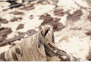 Tappeto Berbero Geometrico Beige Marrone 263x359 Cm