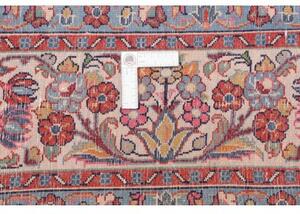 Tappeto Sarough Medaglione Floreale Rosso Blu 250x340 Cm