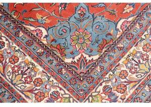 Tappeto Sarough Medaglione Floreale Rosso Blu 250x340 Cm