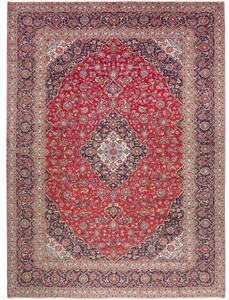 Tappeto Ardakan Medaglione Floreale Rosso Blu Scuro 300x403 Cm